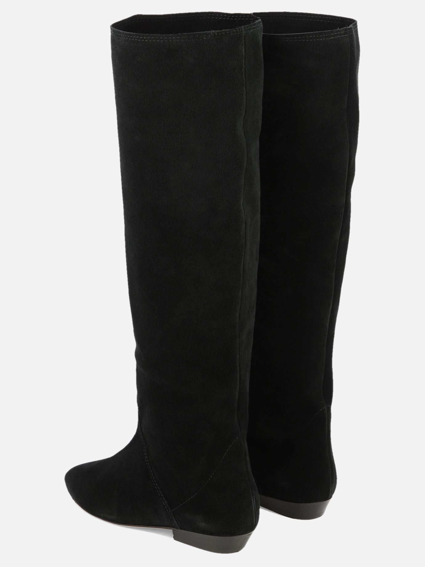 Knee-high 100% suede - 100% leather  Black - Isabel Marant Women | PDP | VIETTI Online Store | thumbnail_4