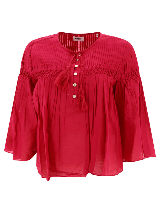 Marant Étoile "Axeliana" blouse 19158431_38 Fuchsia 1