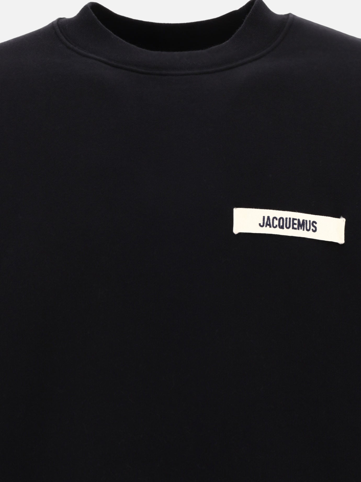 Crewnecks 100% cotton  Black - Jacquemus Men | PDP | VIETTI Online Store | thumbnail_3