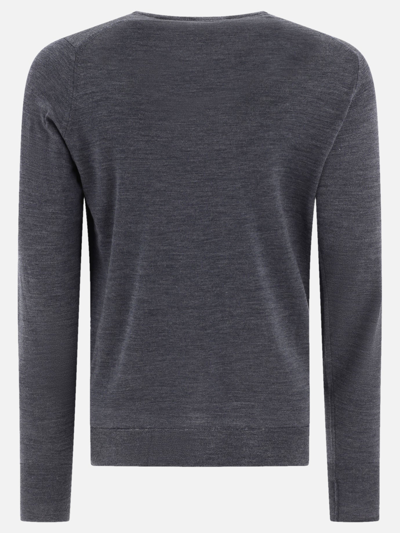 Crewneck sweaters Solid colour  Grey - John Smedley Men | PDP | VIETTI Online Store | Zoom-Modal_2
