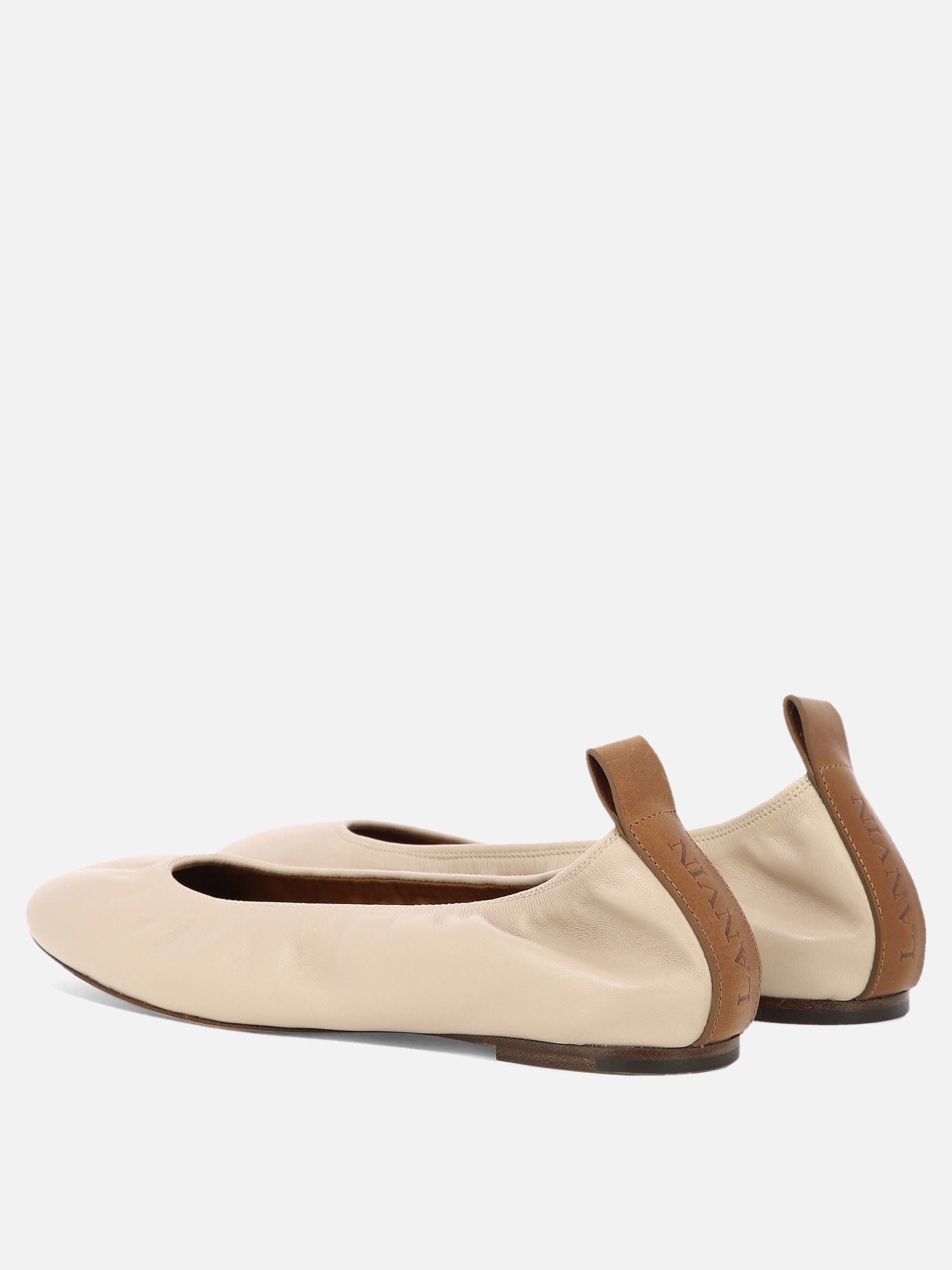 Nappa ballet flats