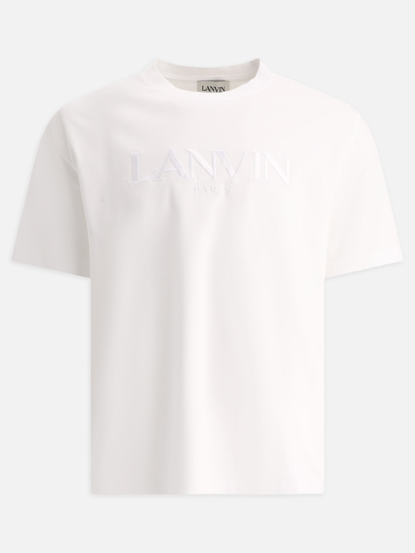Crewneck t-shirts 100% cotton  White - Lanvin Men | PDP | VIETTI Online Store | thumbnail