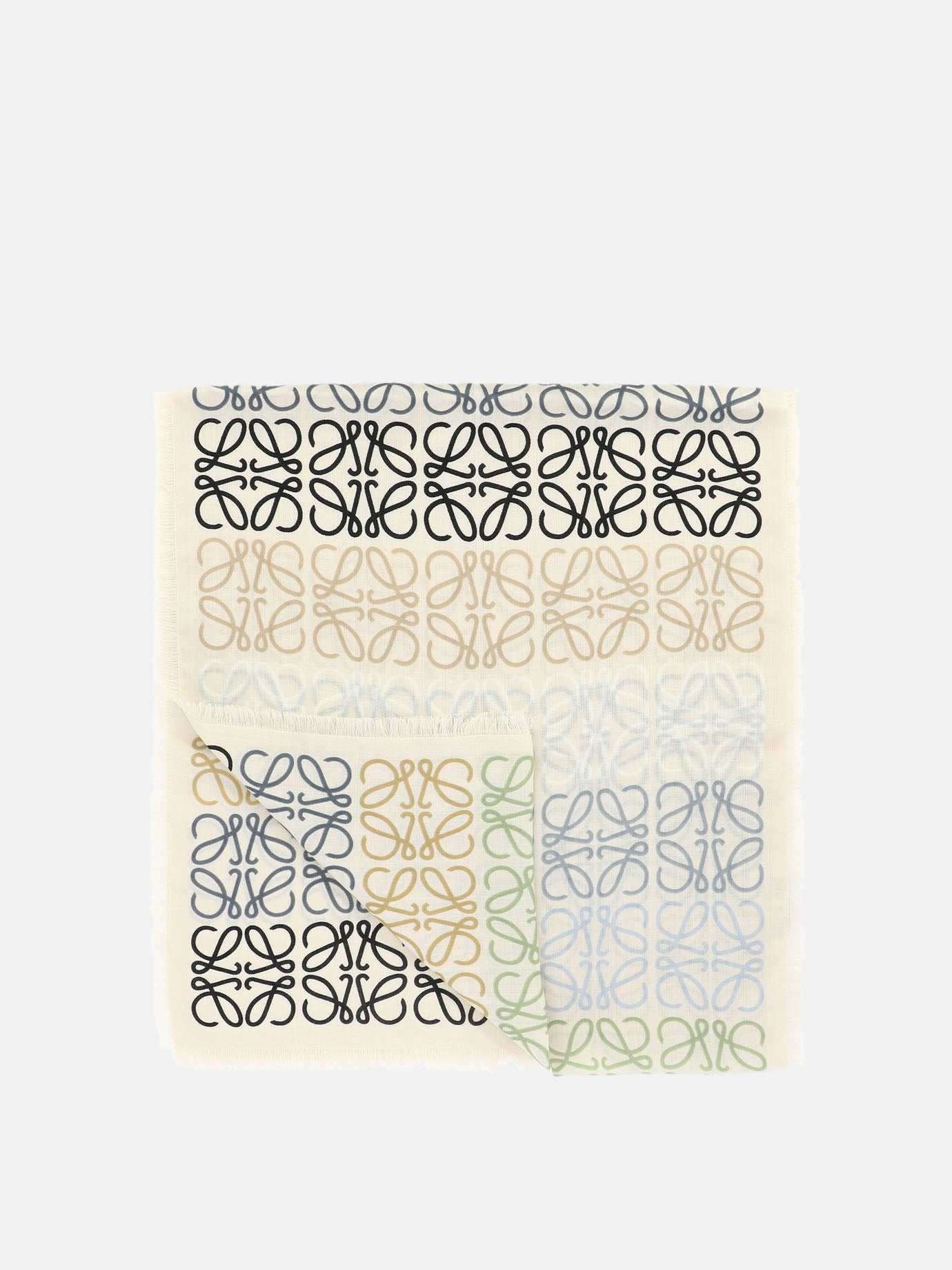Classic scarves 73% wool 20% nylon 7% alpaca  Beige - Loewe Men | PDP | VIETTI Online Store | Zoom-Modal
