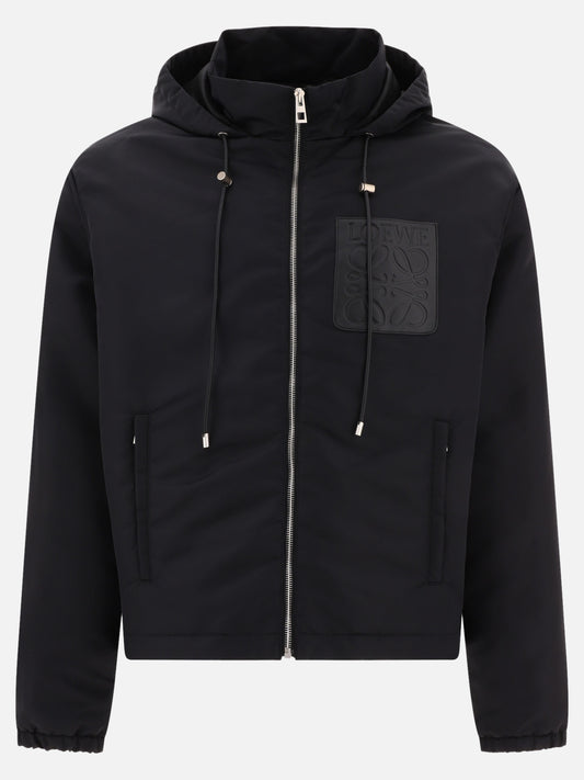Down jackets 90% polyamide 10% leather  Black - Loewe Men | PLP | VIETTI Online Store 
