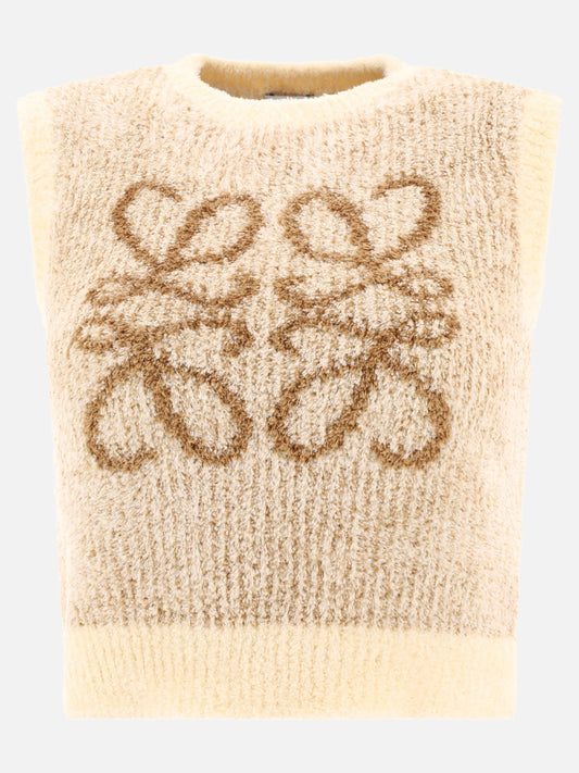 Crewneck sweaters 70% cotton 30% polyamide  Beige - Loewe Women | PLP | VIETTI Online Store 
