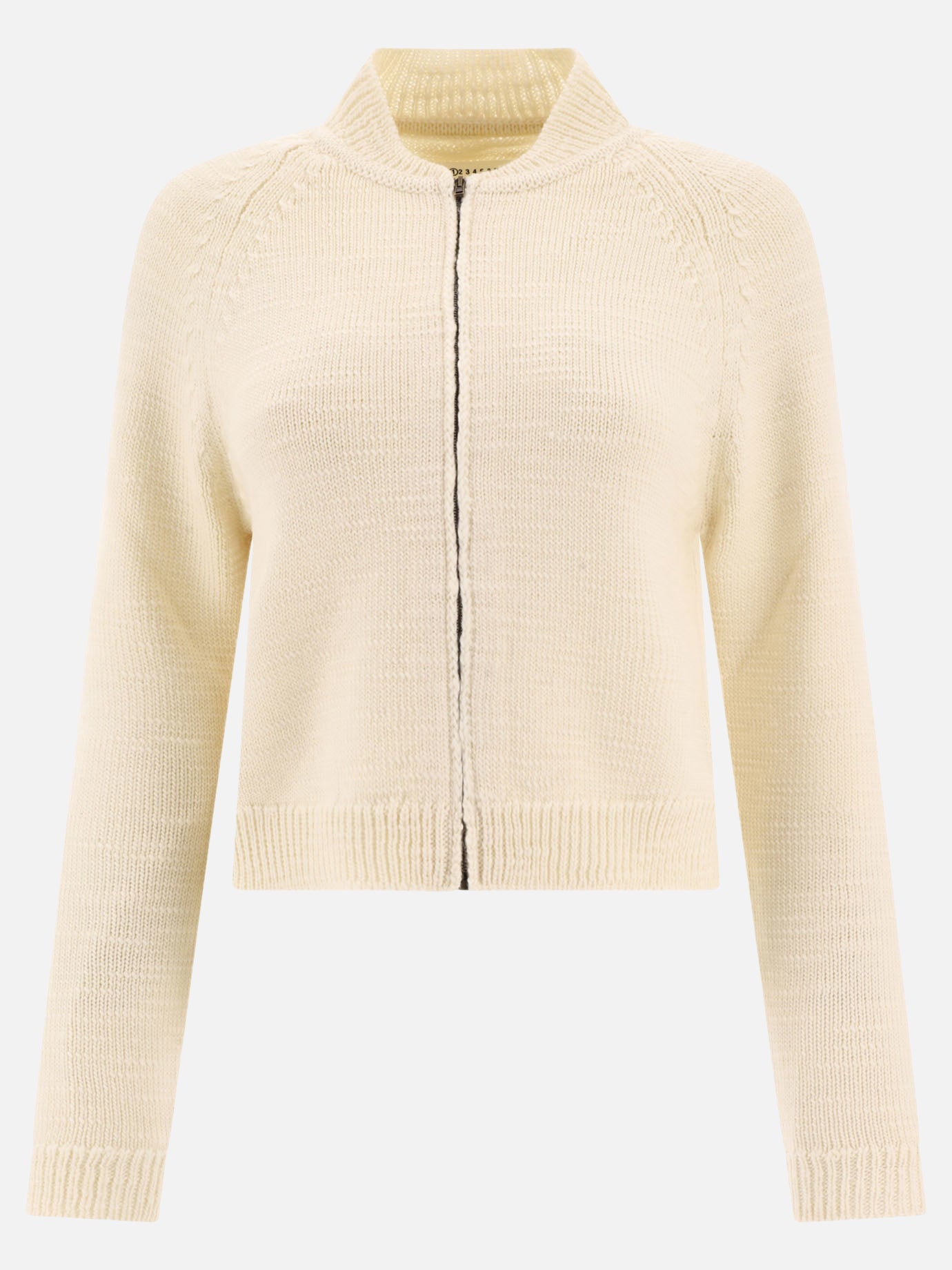 Zipped sweaters 100% wool  White - Maison Margiela Women | PDP | VIETTI Online Store | thumbnail