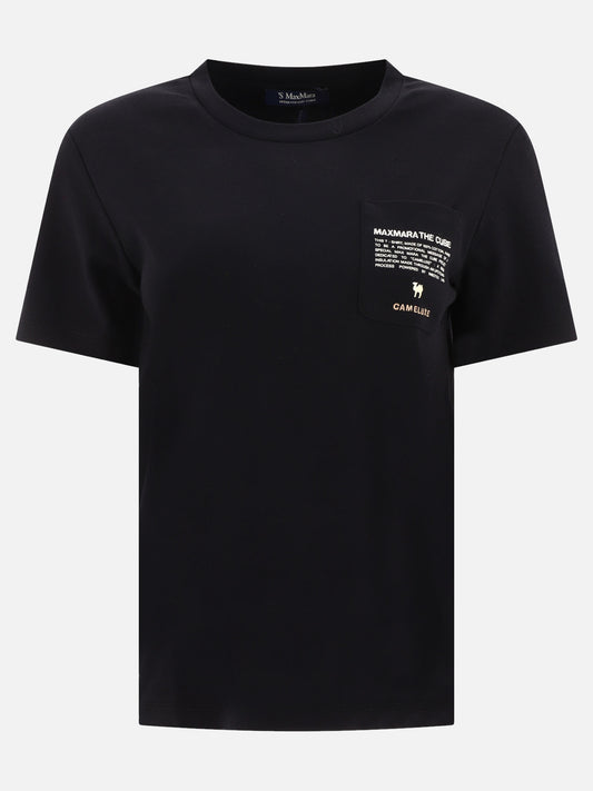 Crewneck t-shirts 100% cotton  Black - Max Mara S Women | PLP | VIETTI Online Store 

