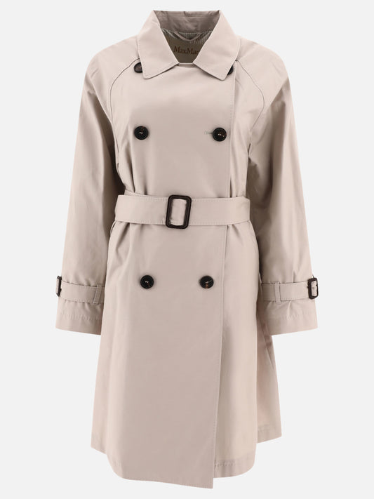 Double-breasted trench coat