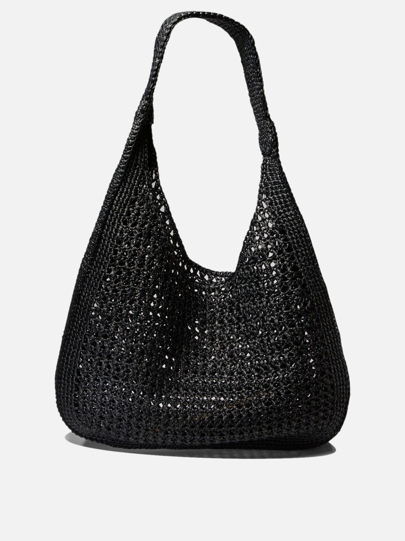 Miu Miu Crochet shoulder bag with logo 11929267_UNI Black thumbnail_3