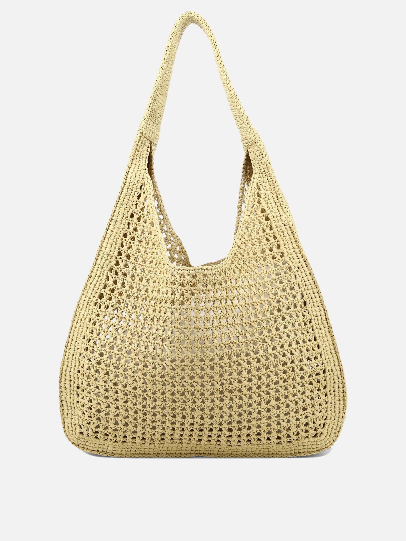 Miu Miu Crochet shoulder bag with logo 13862185_UNI Beige thumbnail_3