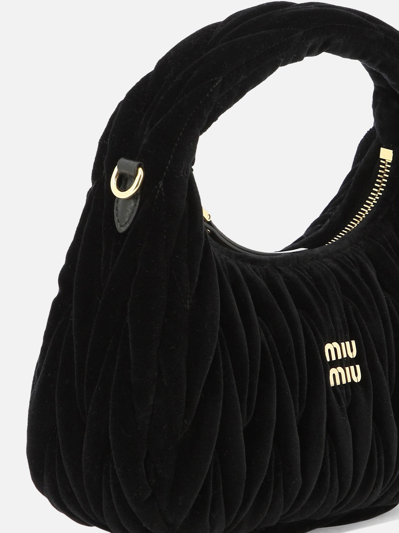 Small bags 100% velvet  Black - Miu Miu Women | PDP | VIETTI Online Store | Zoom-Modal_4
