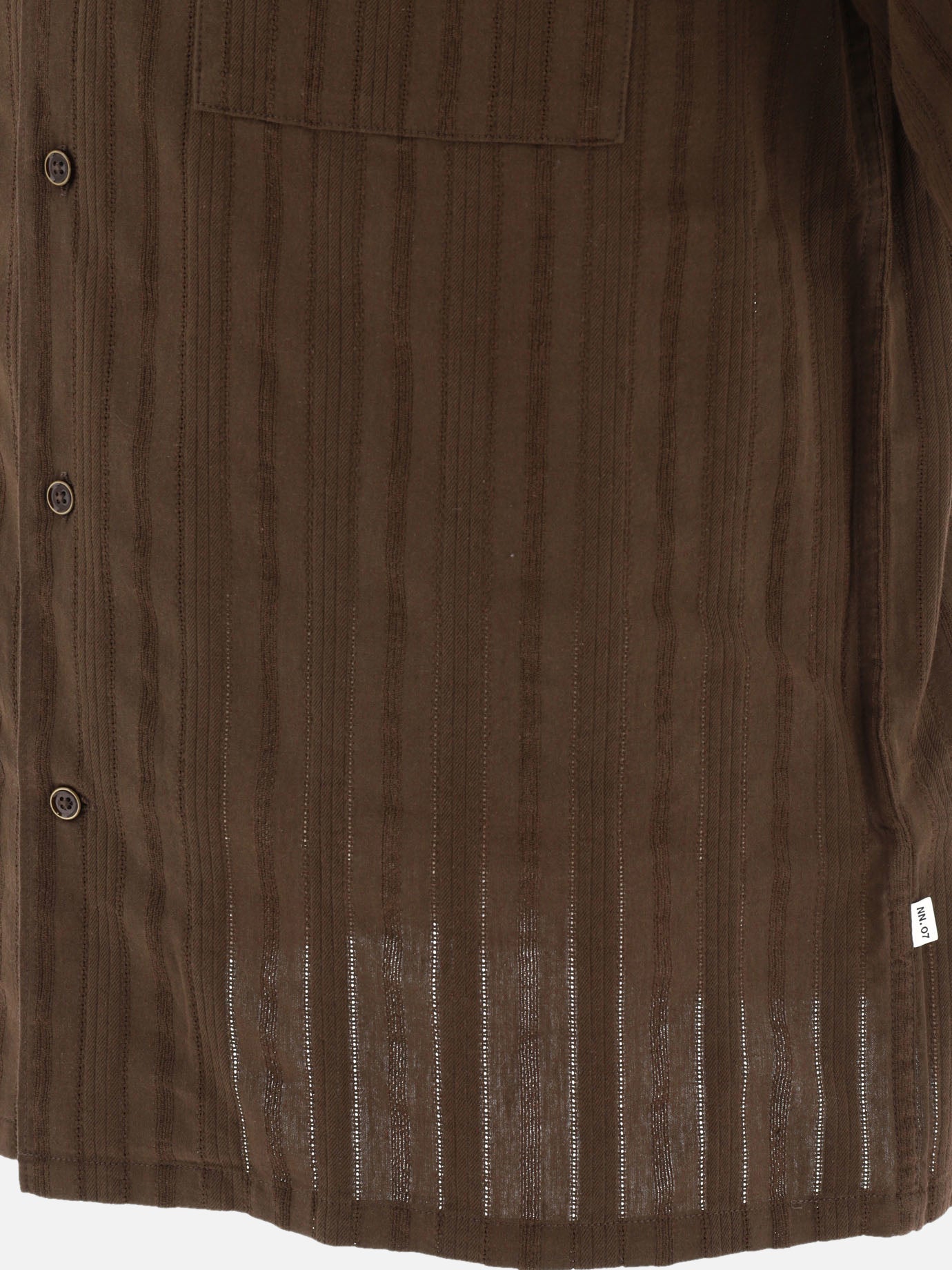 Casual shirts Solid colour  Brown - NN.07 Men | PDP | VIETTI Online Store | Zoom-Modal_4
