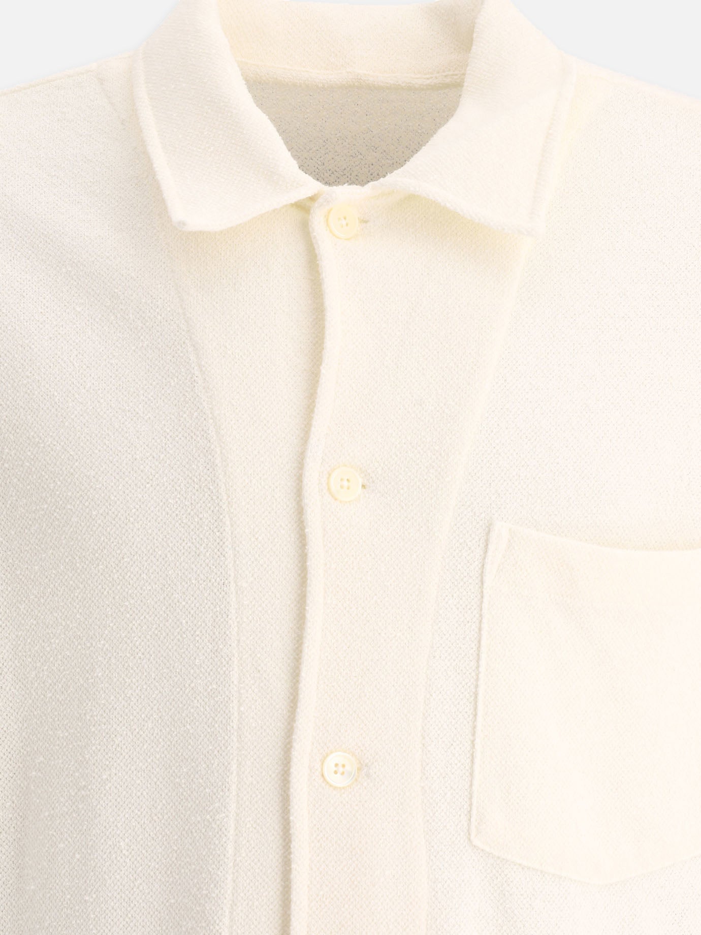 Casual shirts 49% cotton 27% polyester 24% polyamide  White - Our Legacy Men | PDP | VIETTI Online Store | thumbnail_3