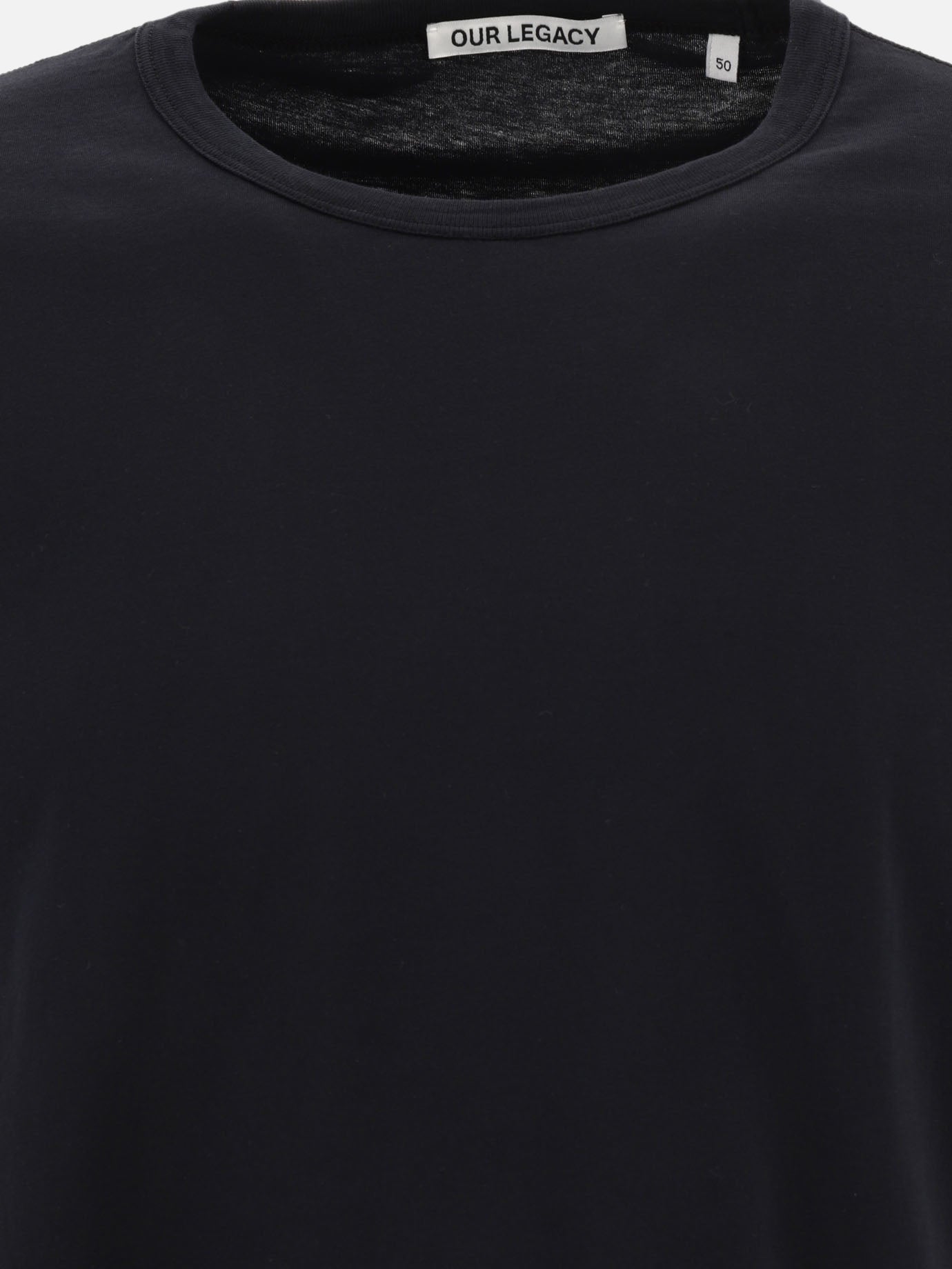 Crewneck t-shirts 100% cotton  Black - Our Legacy Men | PDP | VIETTI Online Store | Zoom-Modal_3
