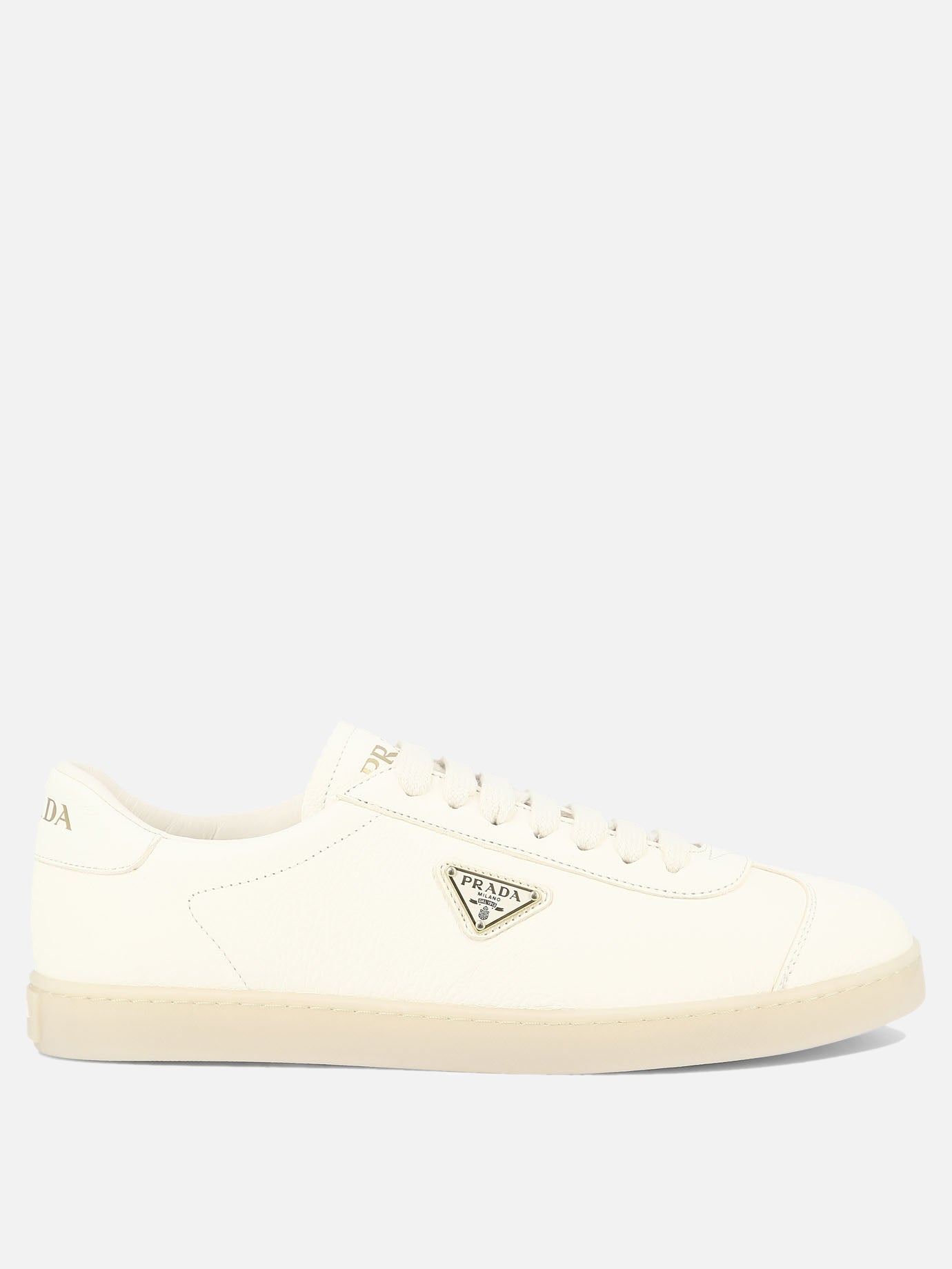 Low top sneakers 100% leather - 100% rubber  White - Prada Men | PDP | VIETTI Online Store | Zoom-Modal
