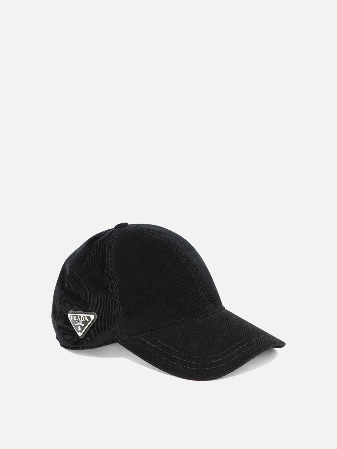 Baseball caps 100% cotton  Black - Prada Men | PDP | VIETTI Online Store | Zoom-Modal_2
