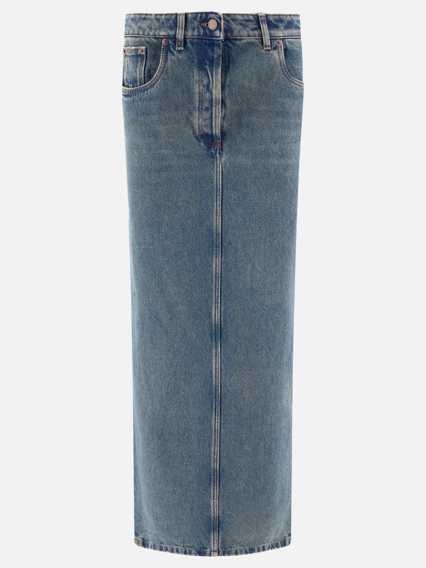 Long skirts 100% cotton  Blue - Prada Women | PDP | VIETTI Online Store | Zoom-Modal
