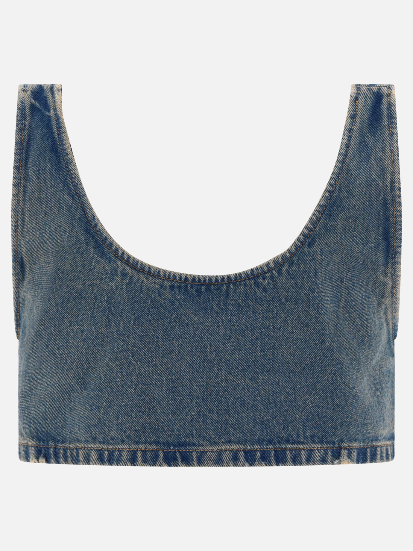 Crop tops 100% cotton  Blue - Prada Women | PDP | VIETTI Online Store | Zoom-Modal_2
