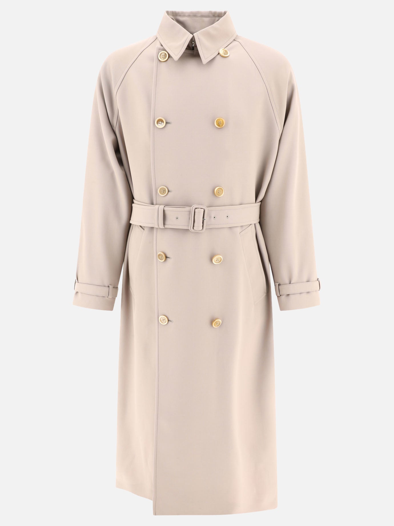 Wool trench coat