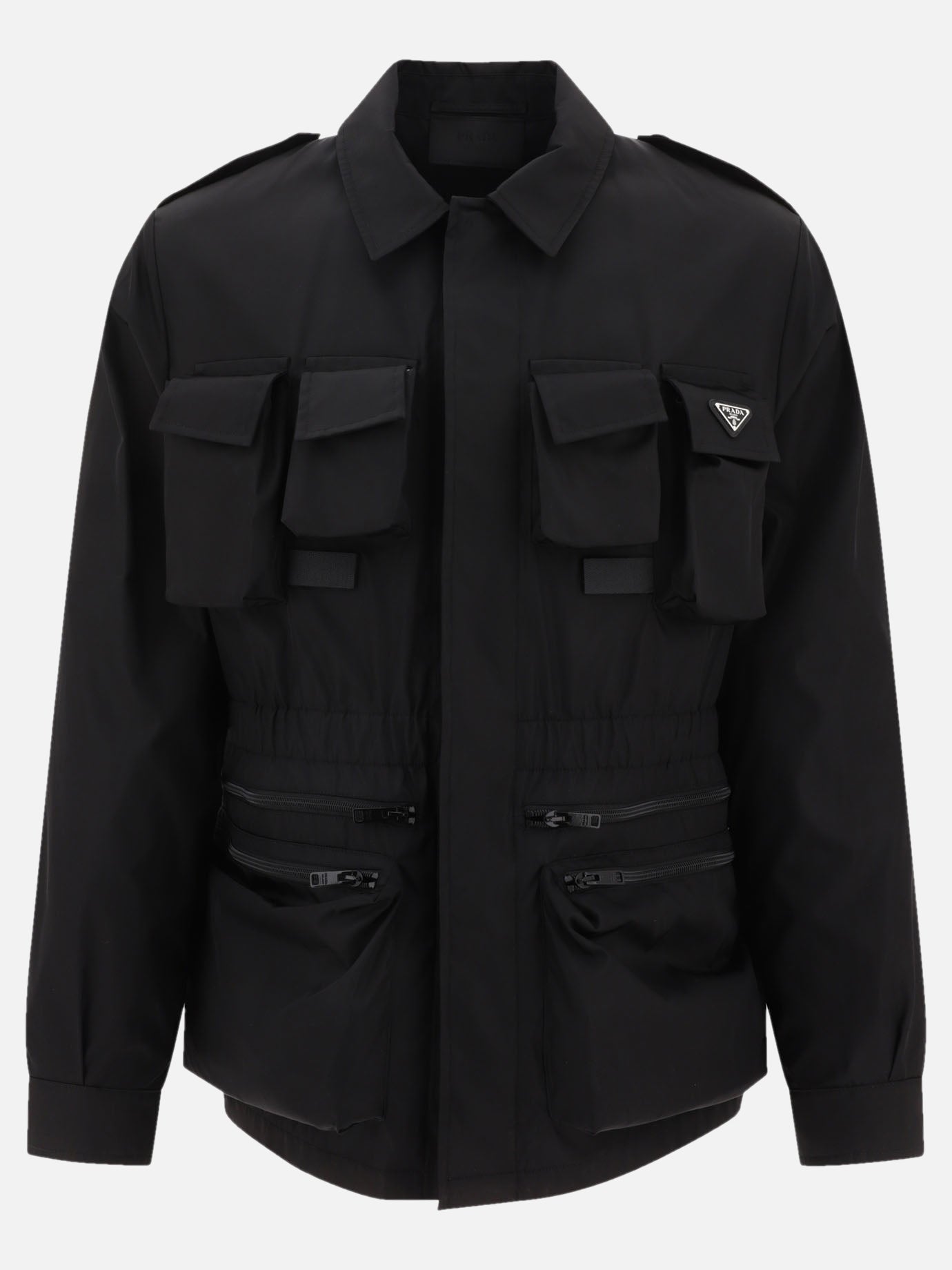 Quilted & Utility Jackets 100% polyamide  Black - Prada Men | PDP | VIETTI Online Store | thumbnail