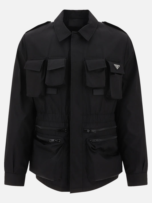 Quilted & Utility Jackets 100% polyamide  Black - Prada Men | PLP | VIETTI Online Store 
