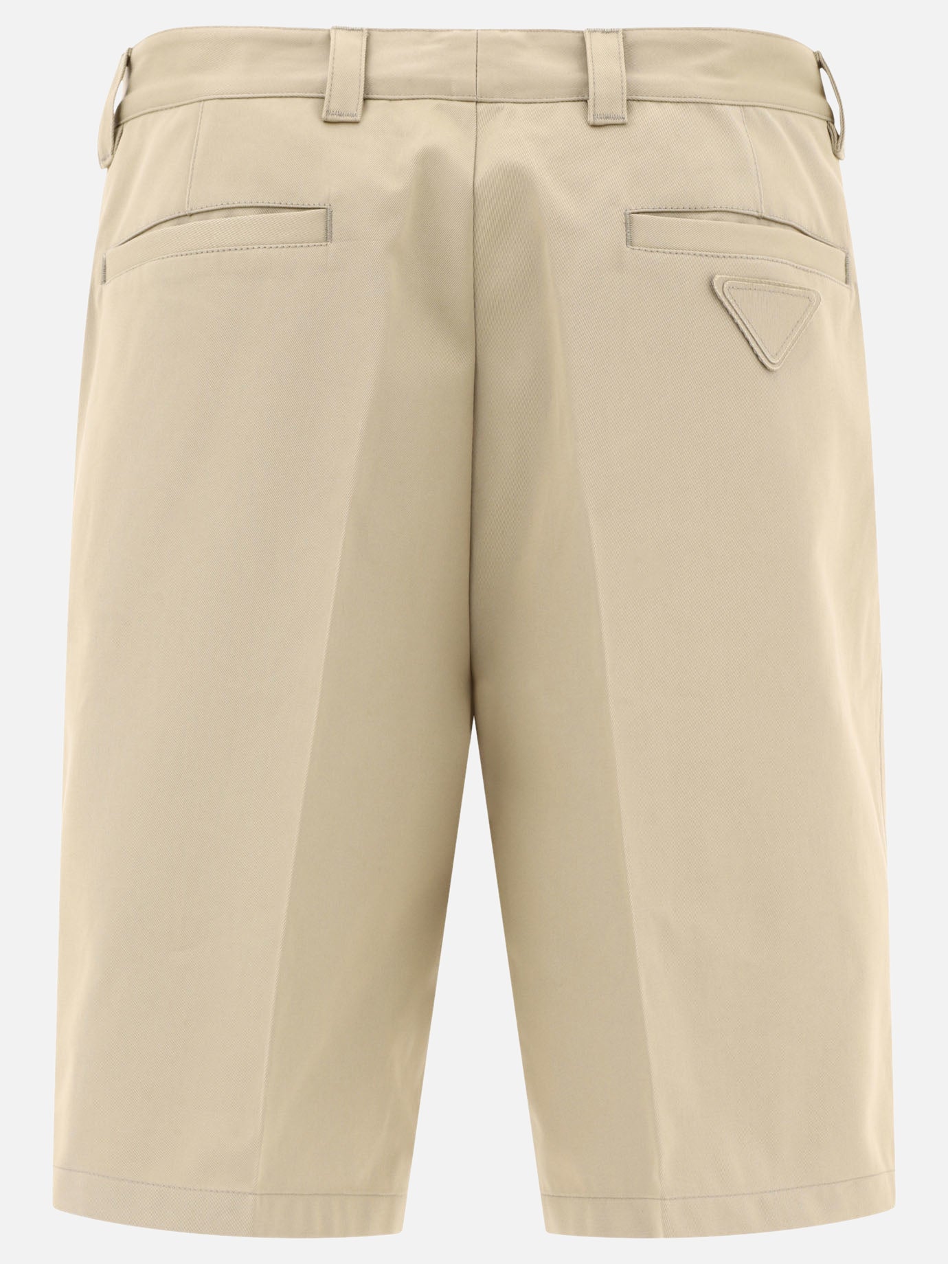 Formal shorts 100% cotton  Beige - Prada Men | PDP | VIETTI Online Store | thumbnail_2