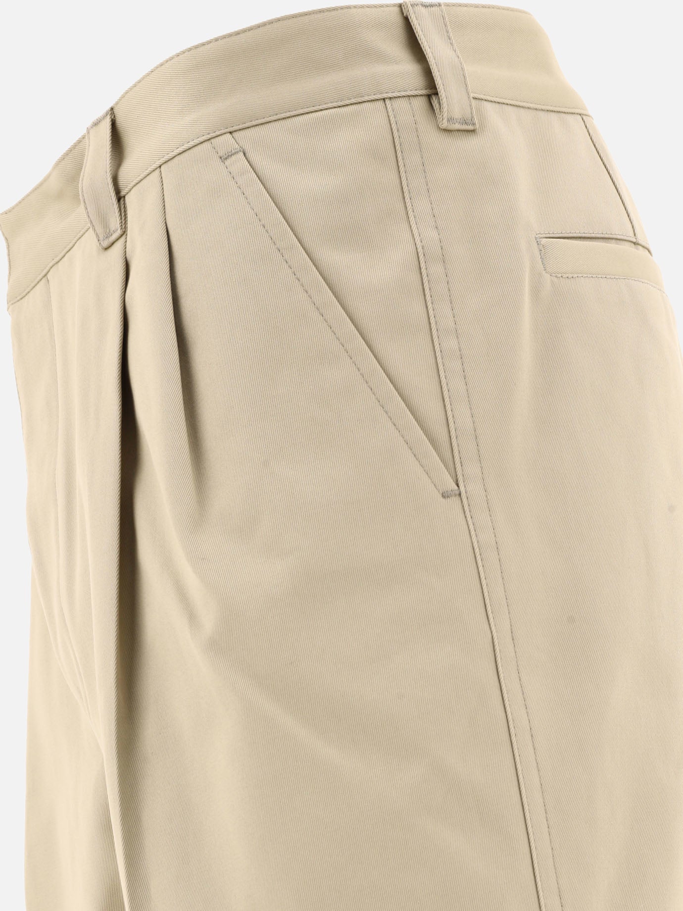 Formal shorts 100% cotton  Beige - Prada Men | PDP | VIETTI Online Store | thumbnail_4