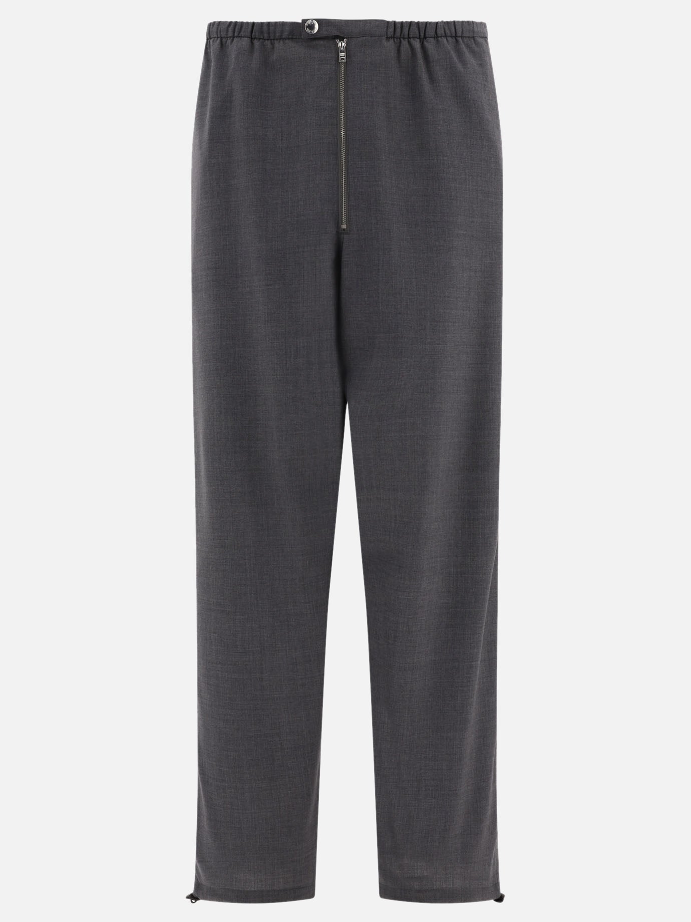 Leisure trousers 100% wool  Grey - Prada Men | PDP | VIETTI Online Store | Zoom-Modal
