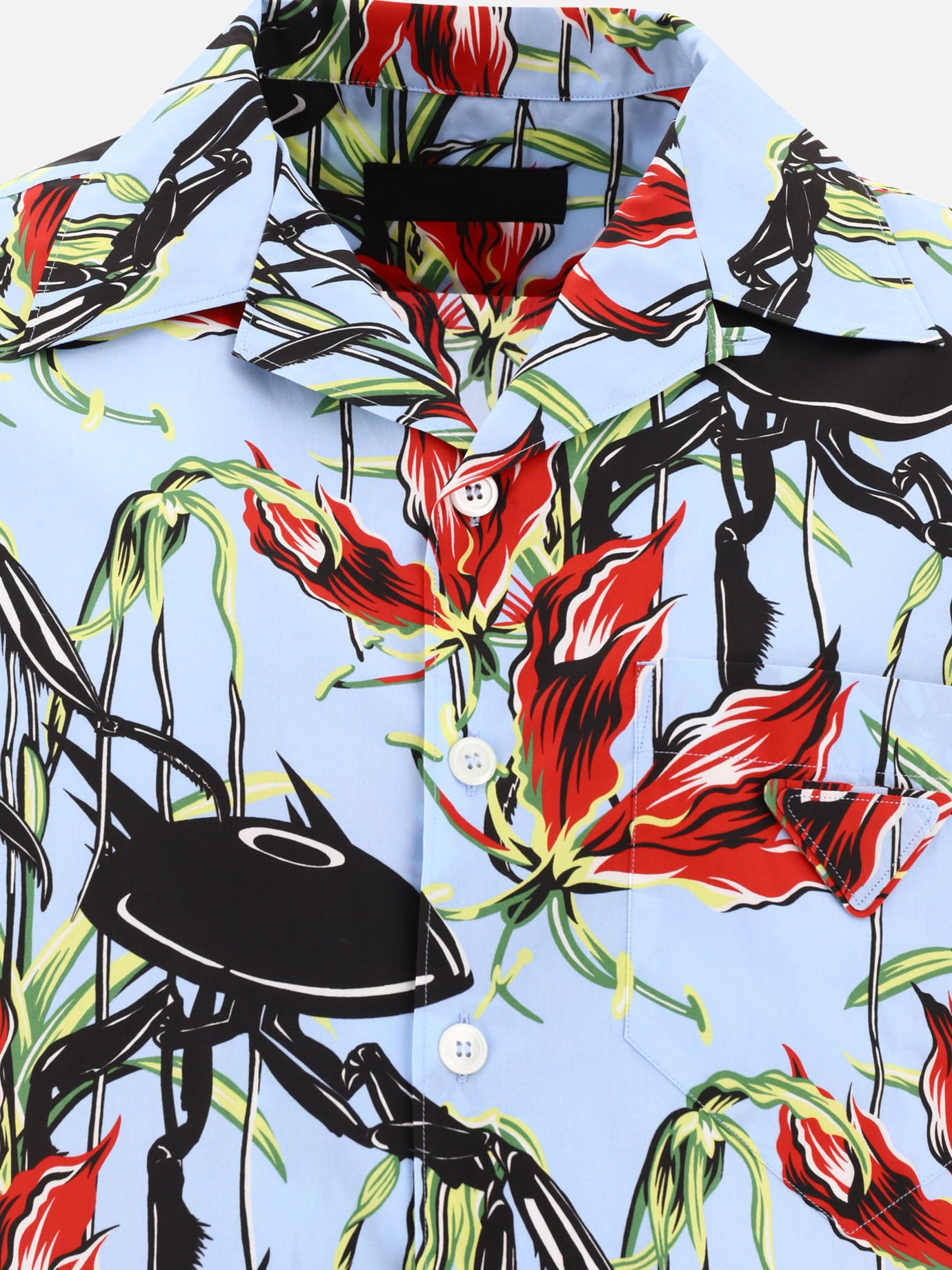 Casual shirts 100% cotton  Light blue - Prada Men | PDP | VIETTI Online Store | thumbnail_3