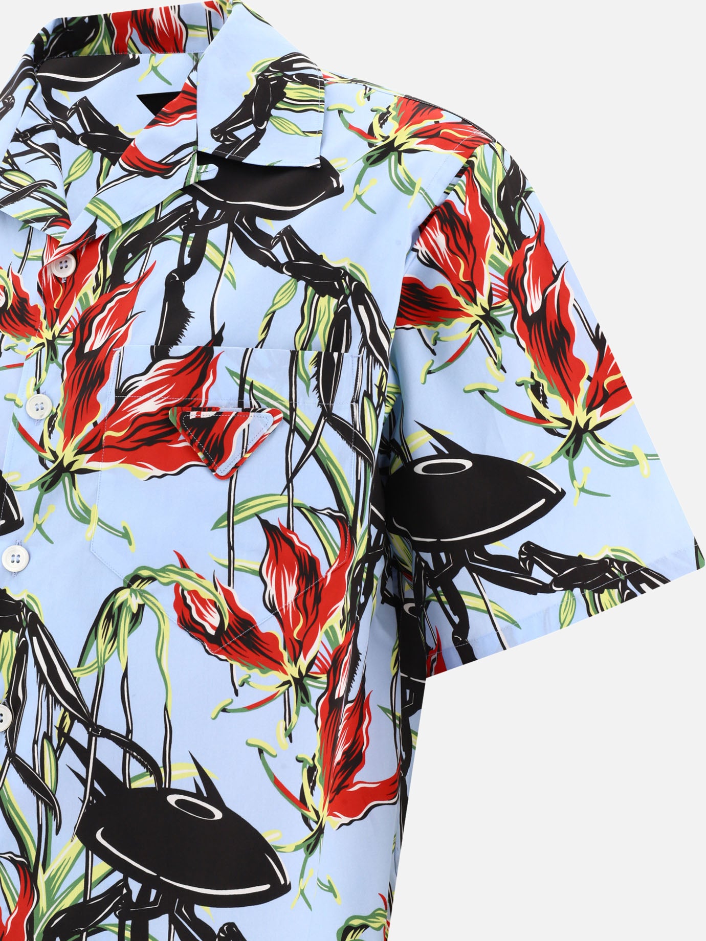 Casual shirts 100% cotton  Light blue - Prada Men | PDP | VIETTI Online Store | Zoom-Modal_4
