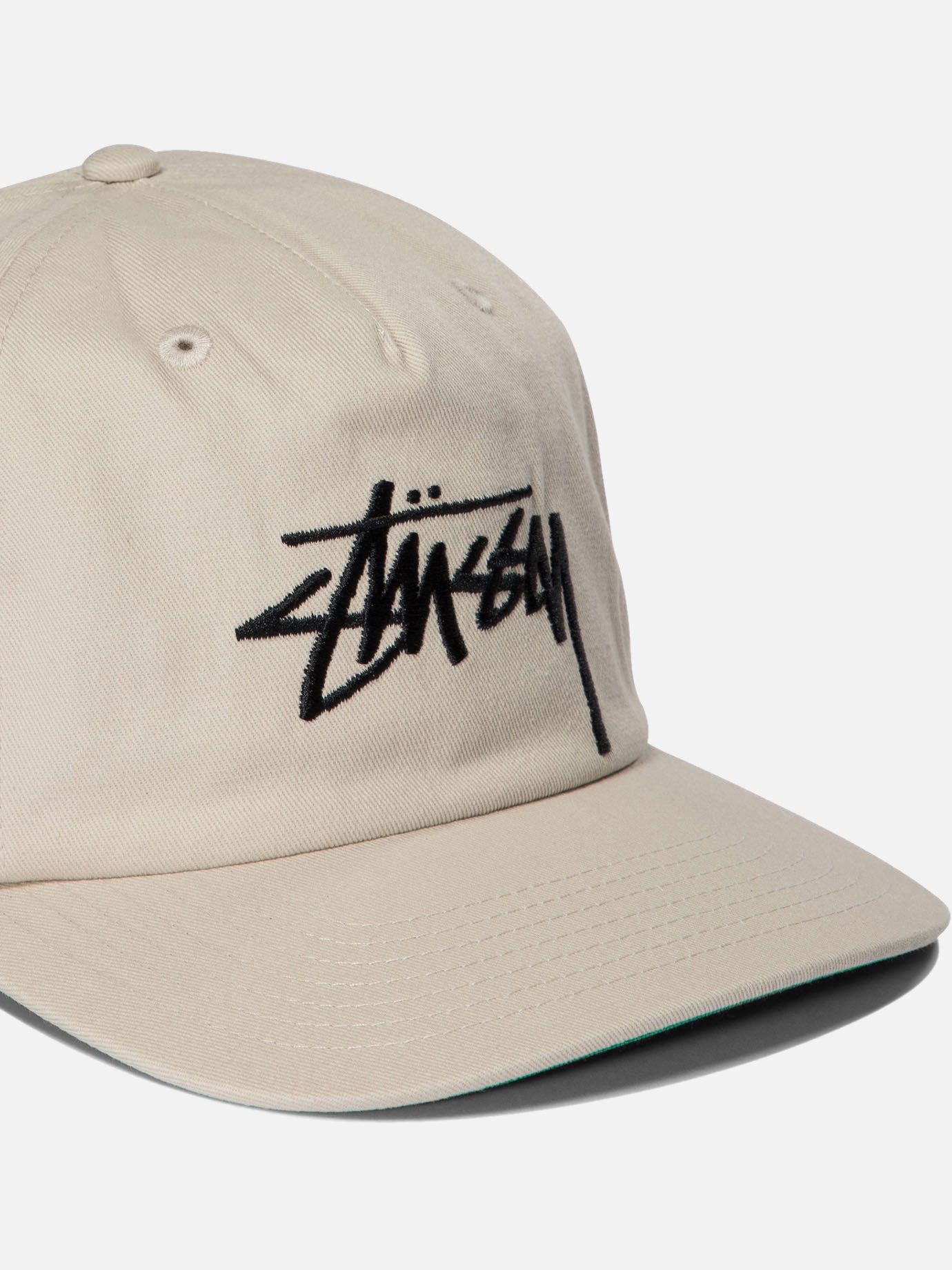 Stüssy "Mid-depth Big Stock Snapback" cap Beige