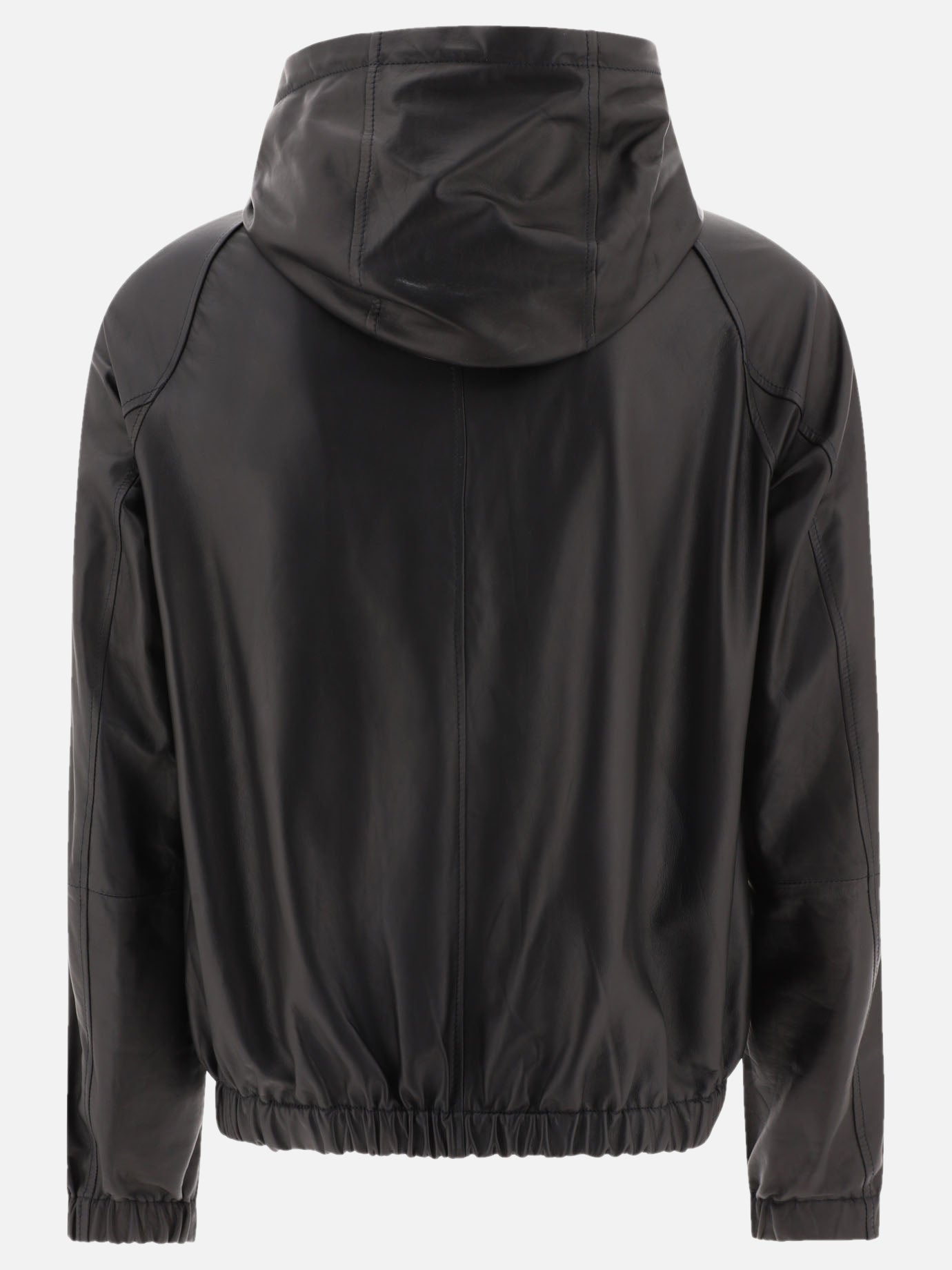 Leather jackets 100% leather  Black - Tagliatore Men | PDP | VIETTI Online Store | Zoom-Modal_2
