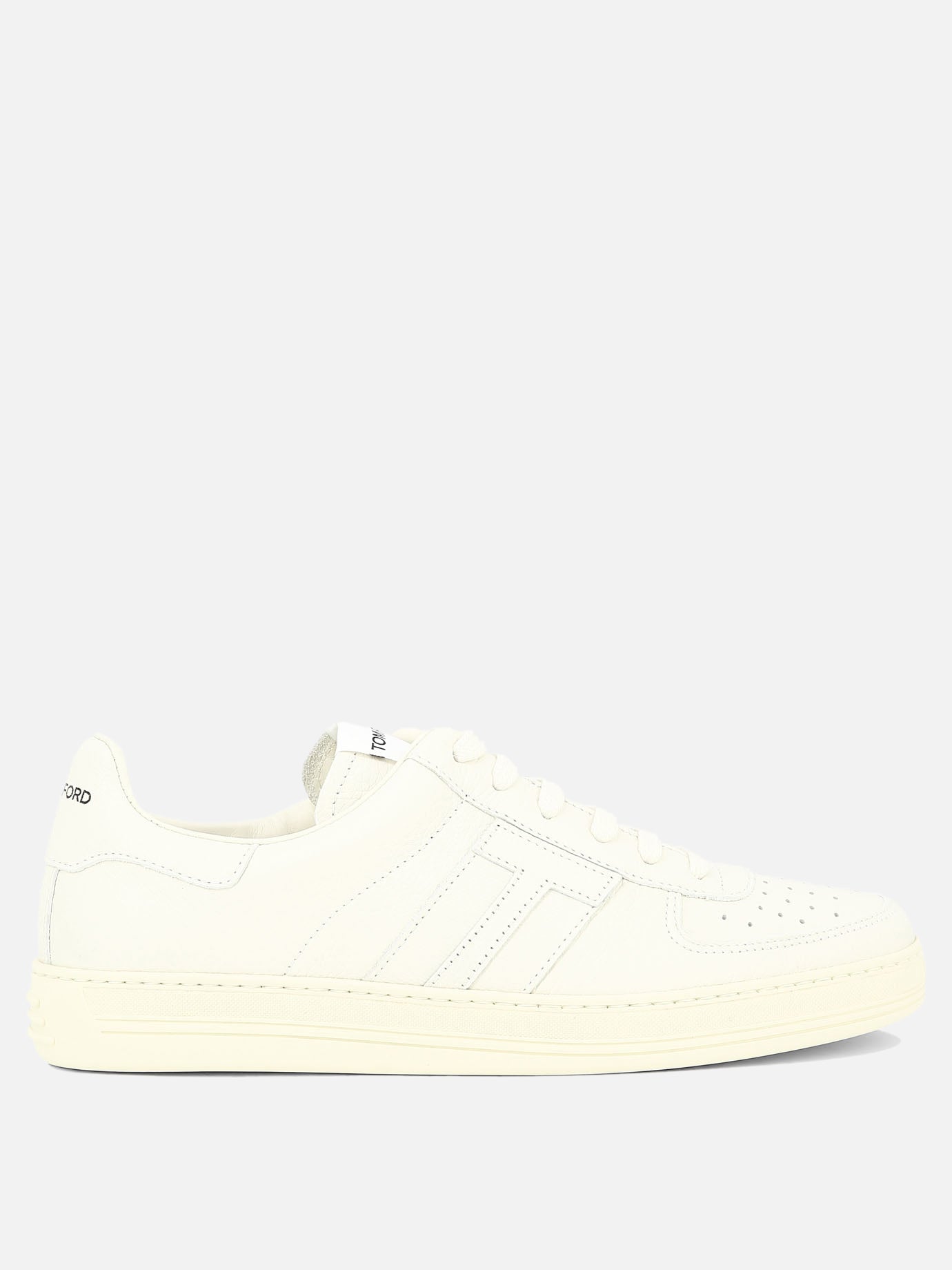 Low top sneakers 98% leather 2% cotton - 100% rubber  White - Tom Ford Men | PDP | VIETTI Online Store | thumbnail