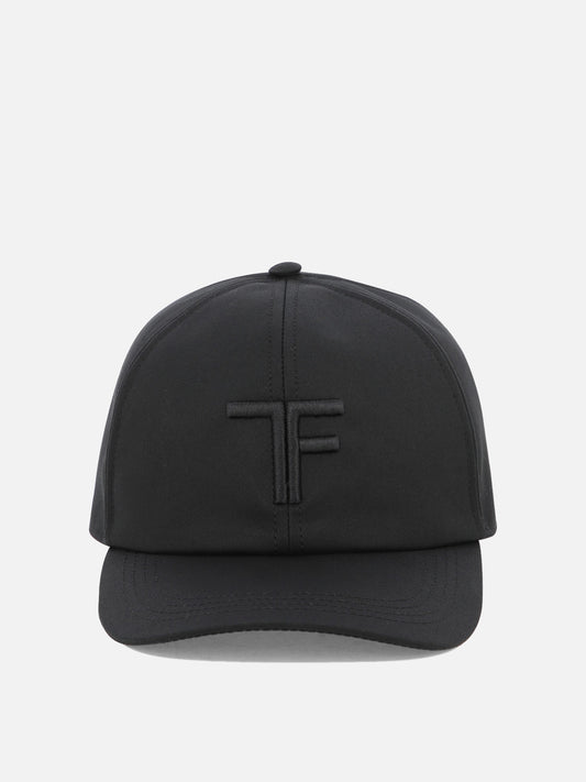 Baseball caps 95% cotton 5% calf leather  Black - Tom Ford Men | PLP | VIETTI Online Store 
