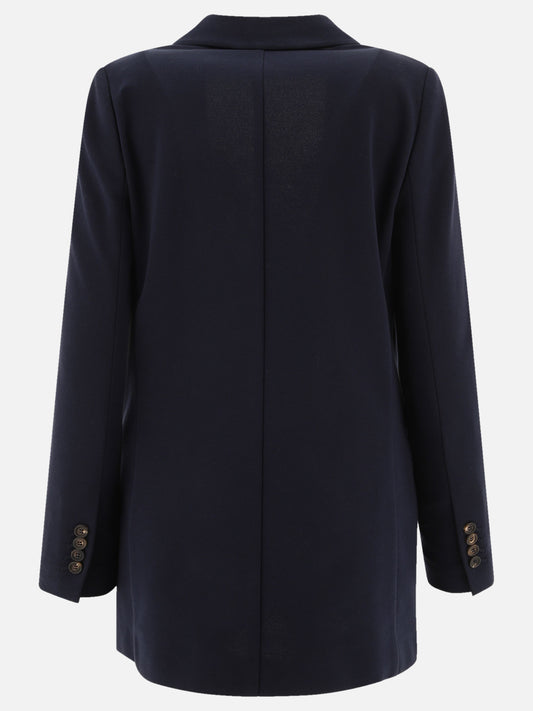 Blazers Solid colour  Blue - Brunello Cucinelli Women | PLP | VIETTI Online Store | 2
