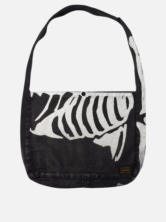 "Bone" shoulder bag