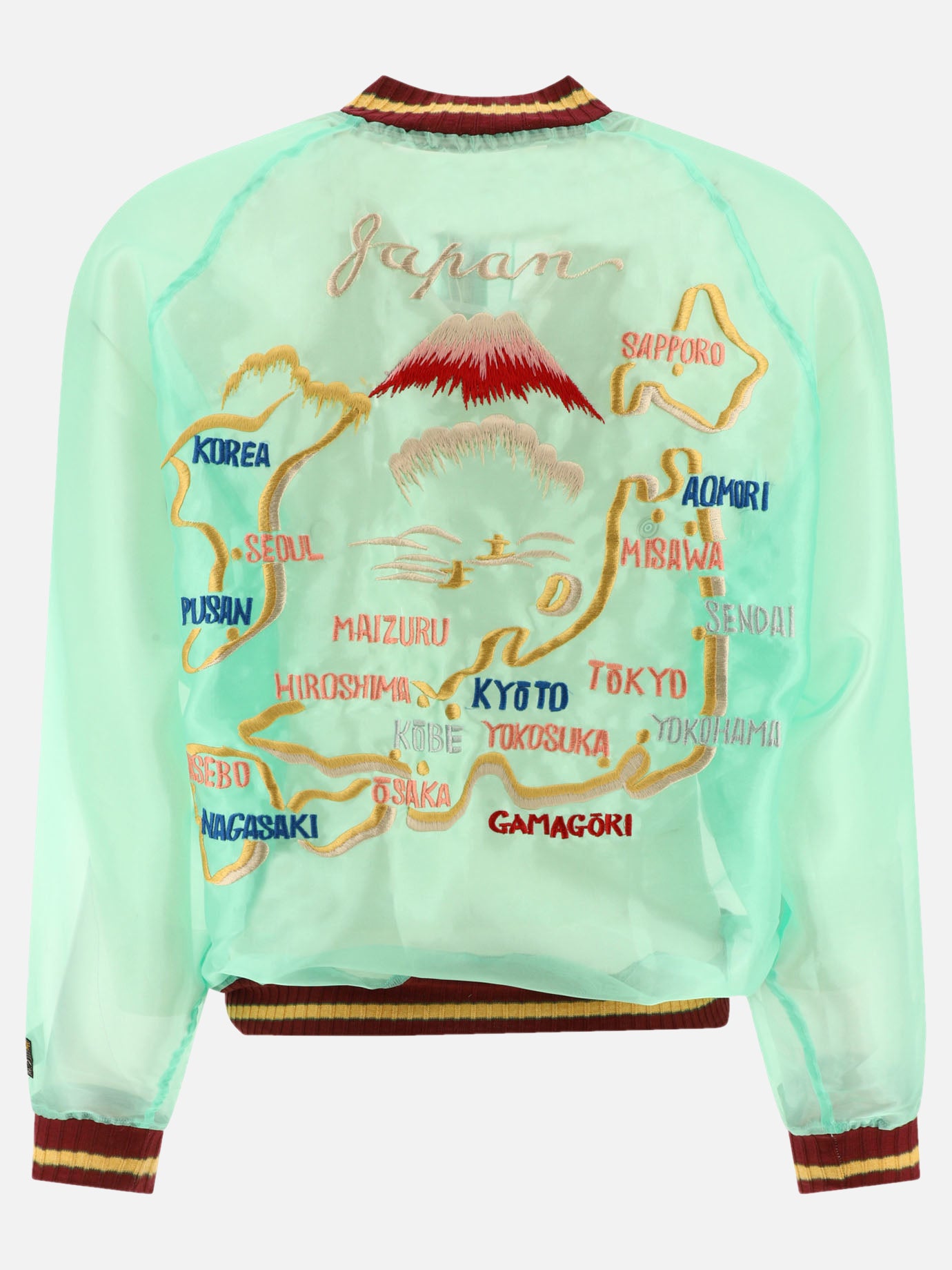 "Sheer Pearl" bomber