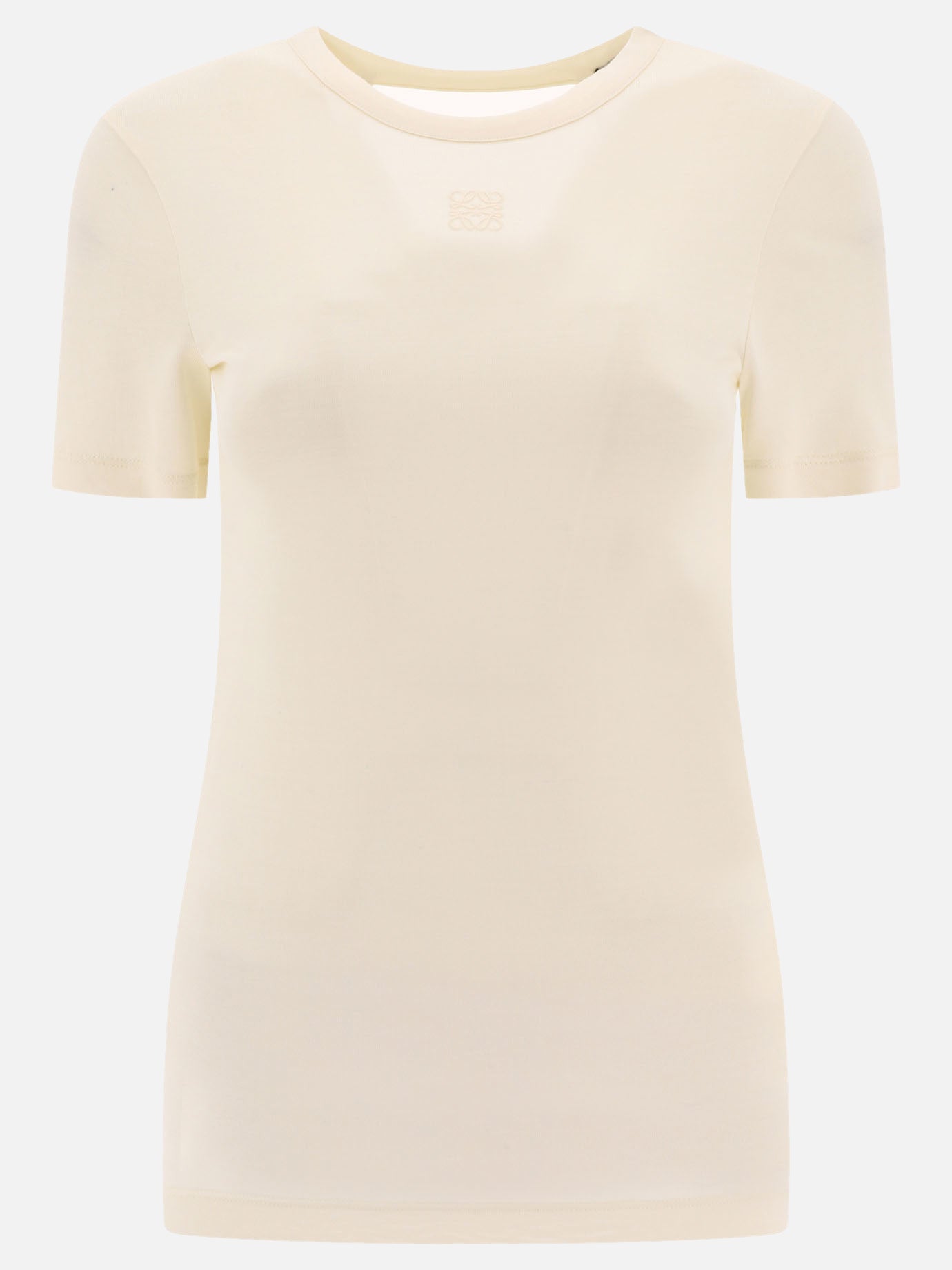 Crewneck t-shirts Solid colour  White - Loewe Women | PDP | VIETTI Online Store | Zoom-Modal
