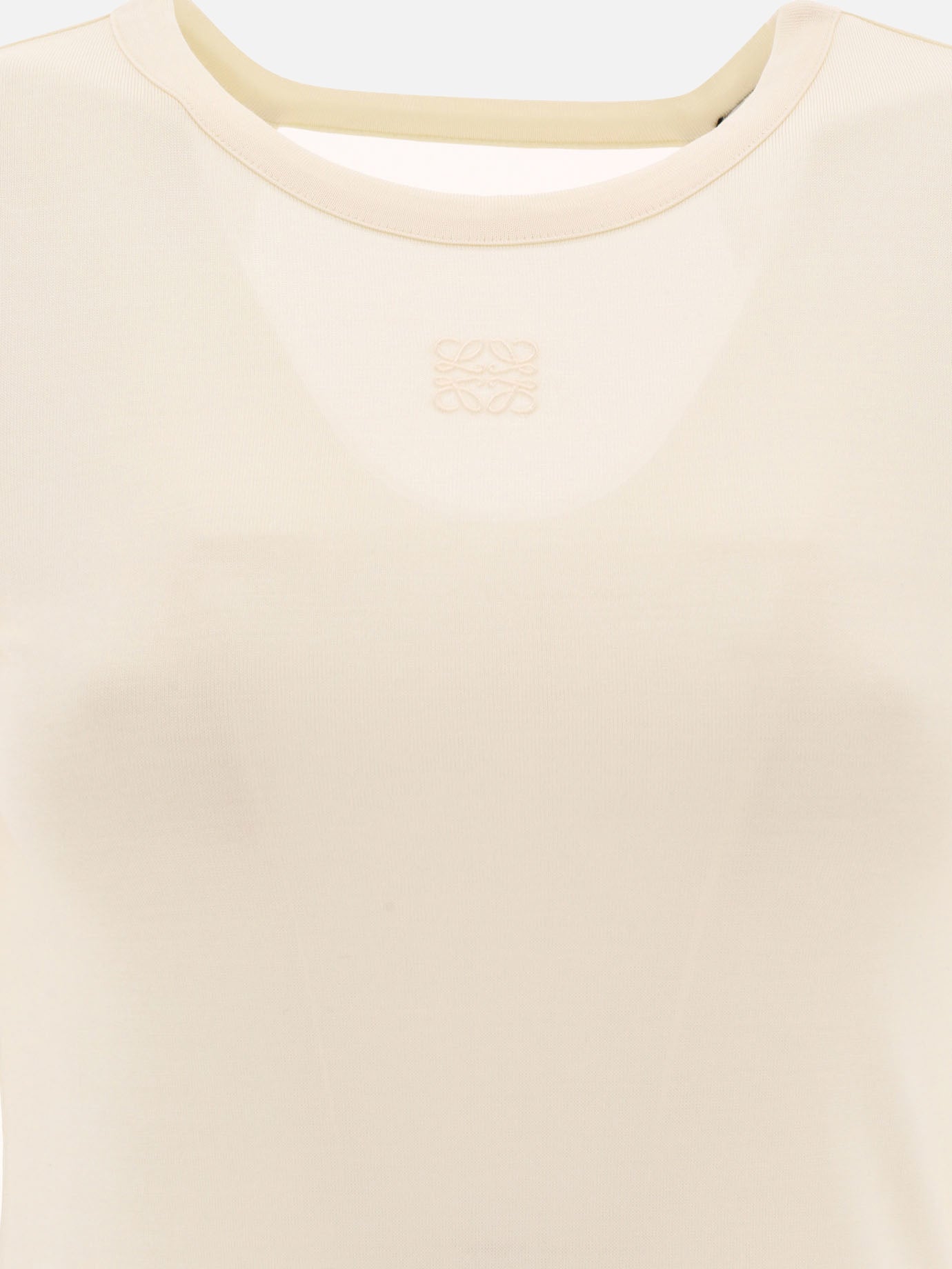 Crewneck t-shirts Solid colour  White - Loewe Women | PDP | VIETTI Online Store | Zoom-Modal_3
