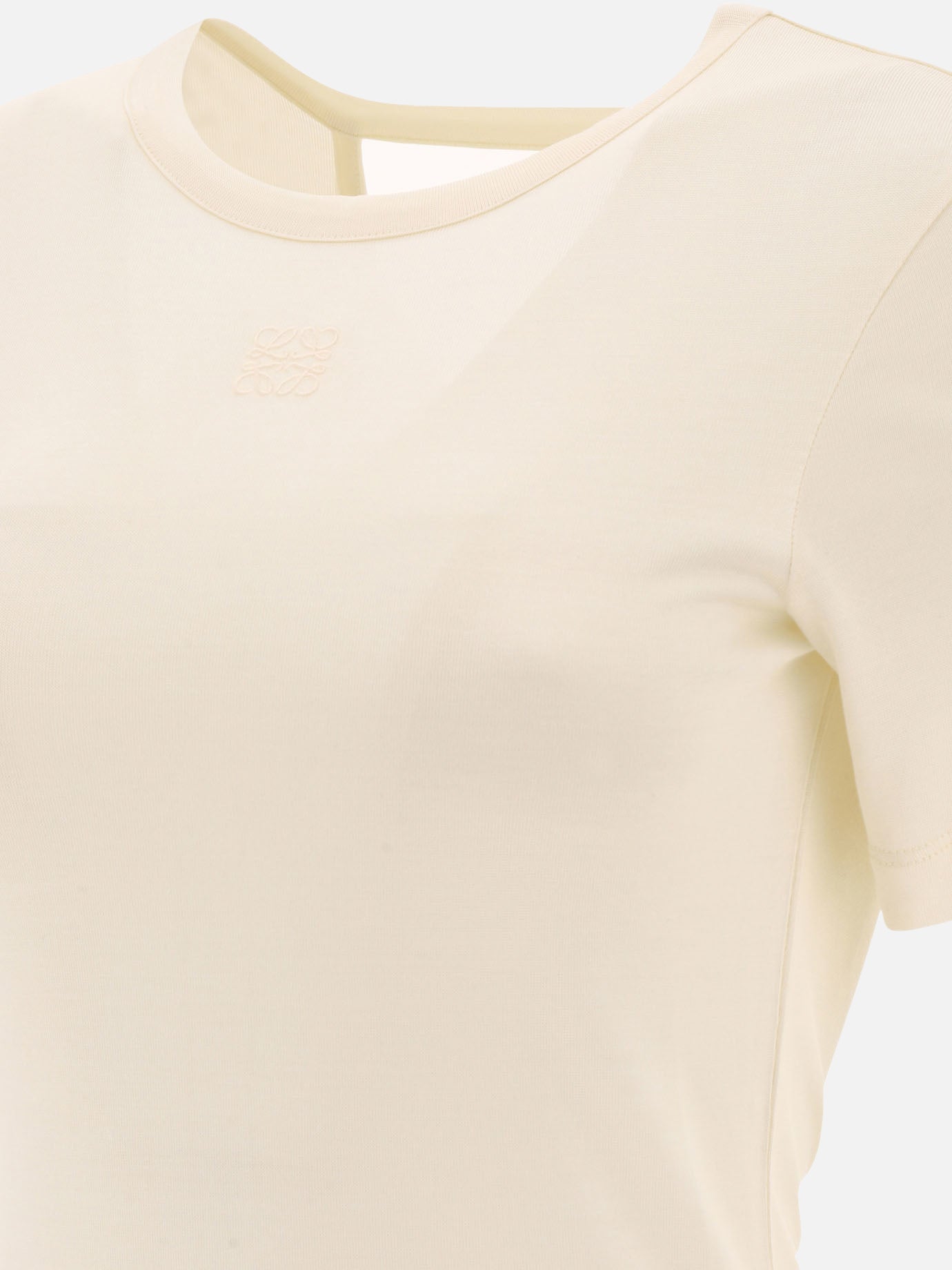Crewneck t-shirts Solid colour  White - Loewe Women | PDP | VIETTI Online Store | thumbnail_4