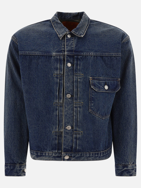 Denim jackets Solid colour  Blue - OrSlow Men | PLP | VIETTI Online Store 
