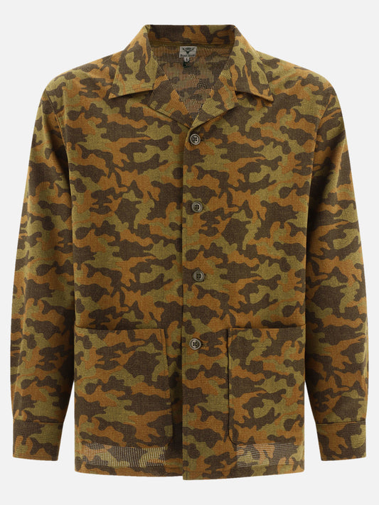 South2 West8 Camo shirt Green