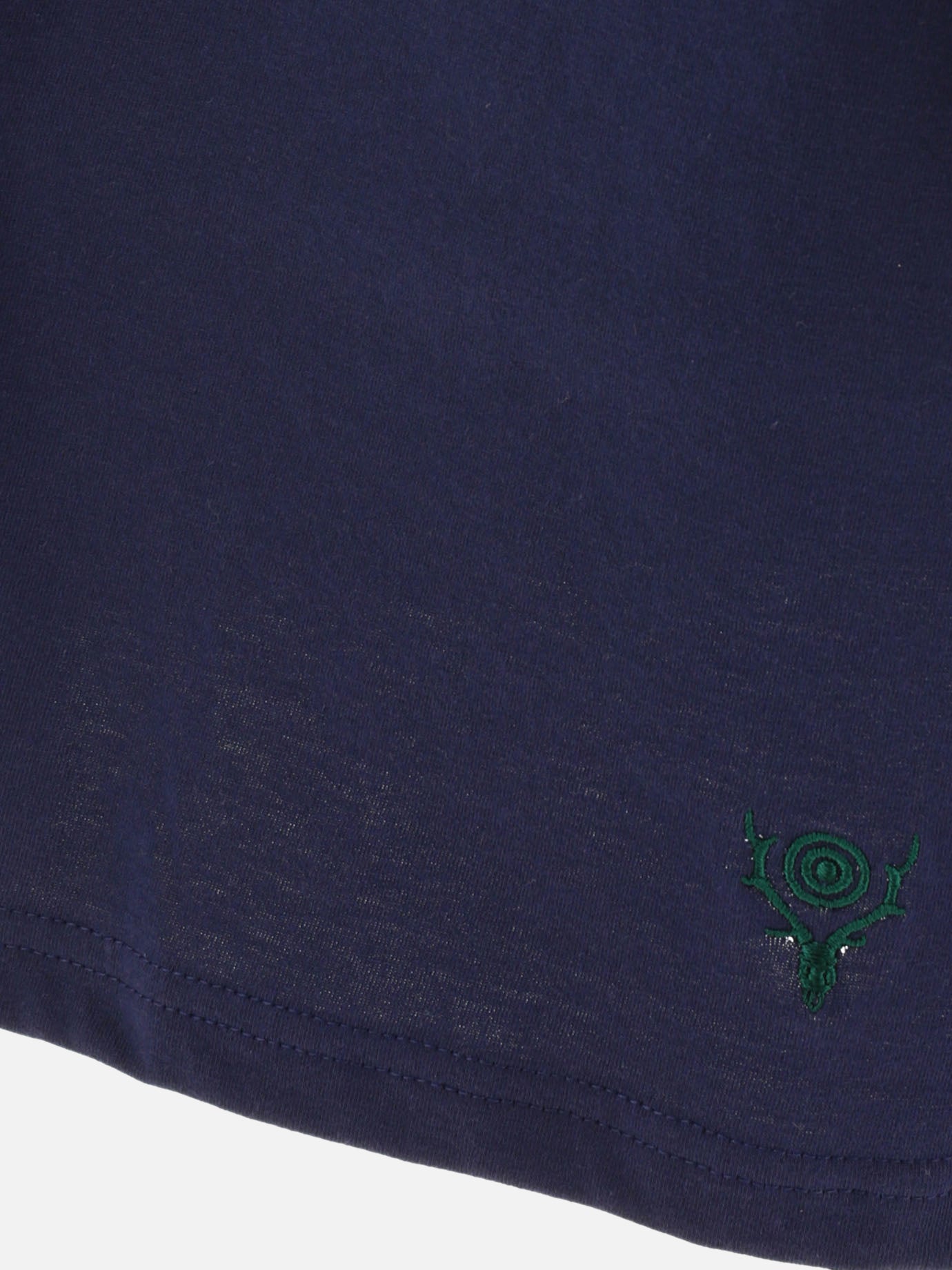 South2 West8 Embroidered t-shirt Blue