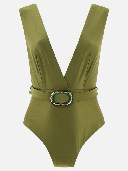 Swimsuits 80% polyamide 20% elastane  Green - Zimmermann Women | PLP | VIETTI Online Store 
