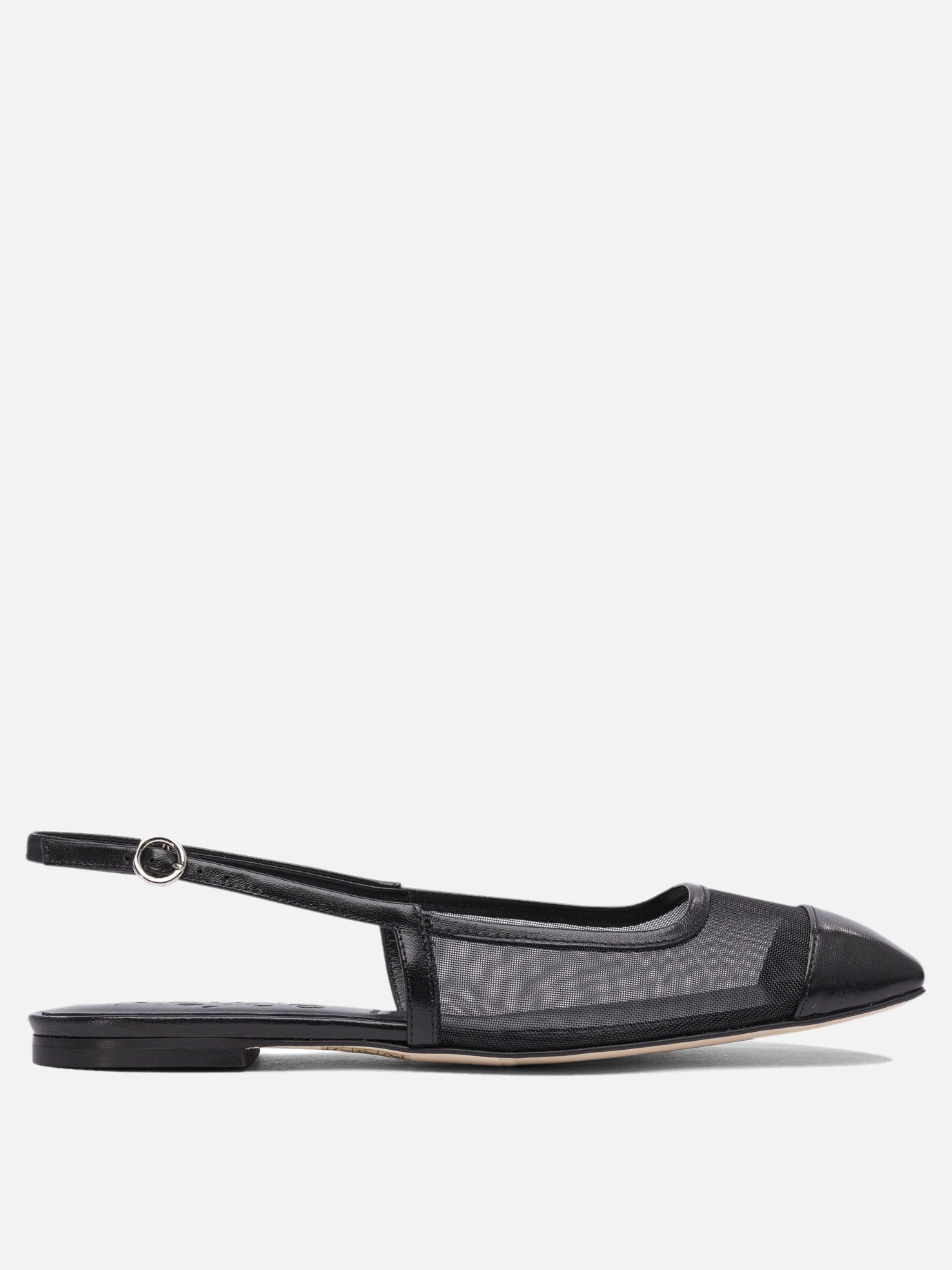 Classic ballet flats 100% nappa leather - 100% cow leather  Black - Aeyde Women | PDP | VIETTI Online Store | thumbnail