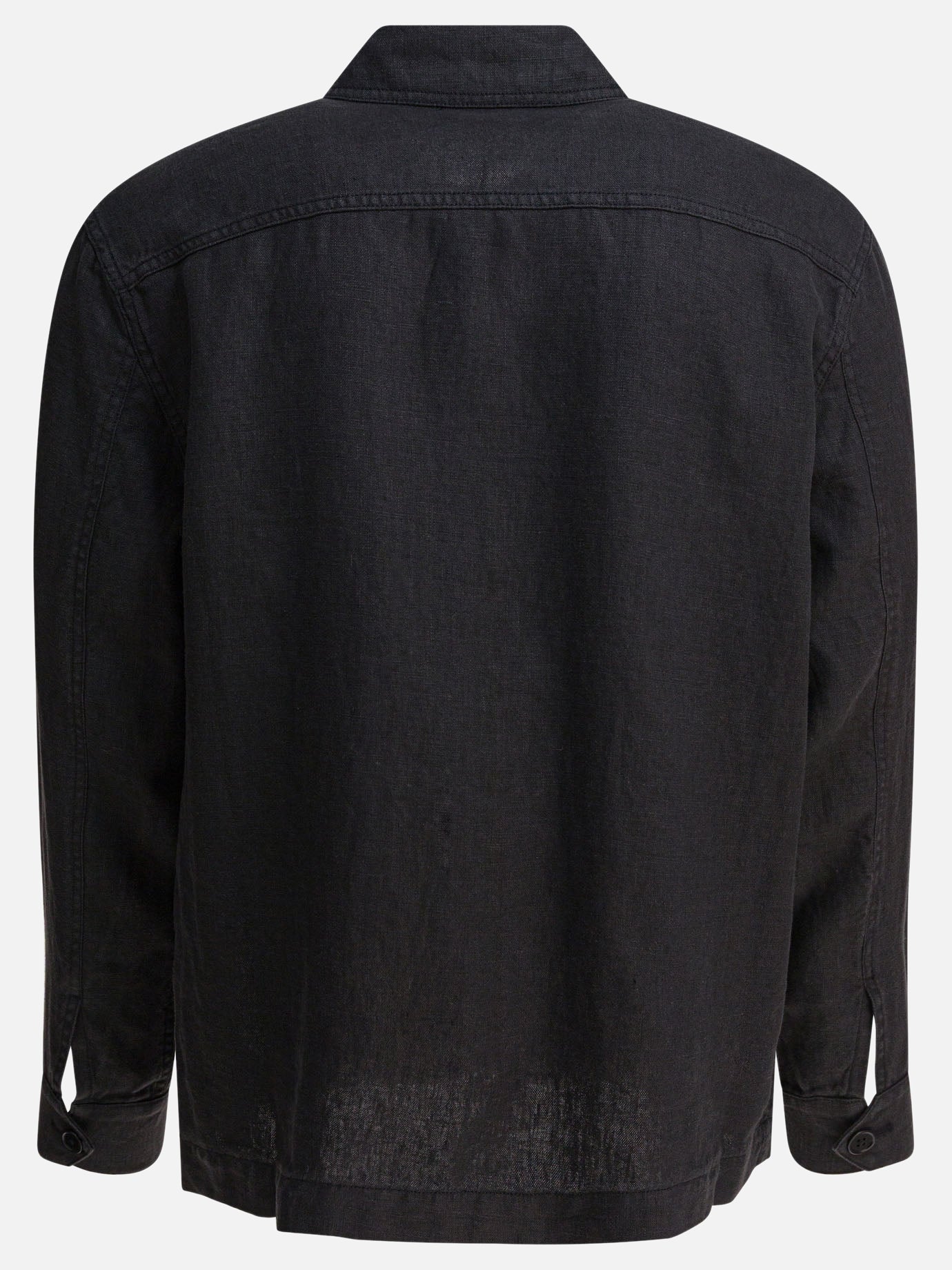 Alex Mill Linen work jacket 12746111_S Black thumbnail_2