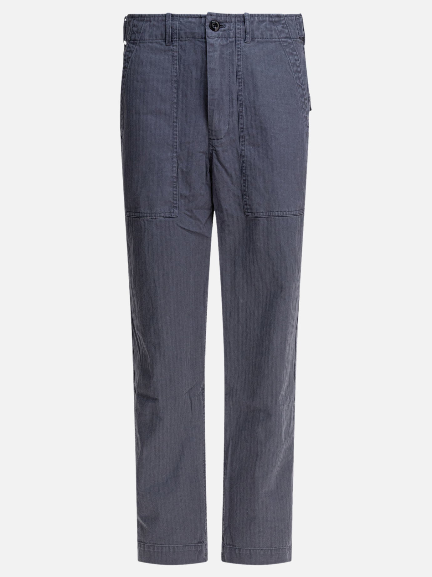 Leisure trousers Solid colour  Blue - Alex Mill Men | PDP | VIETTI Online Store | thumbnail