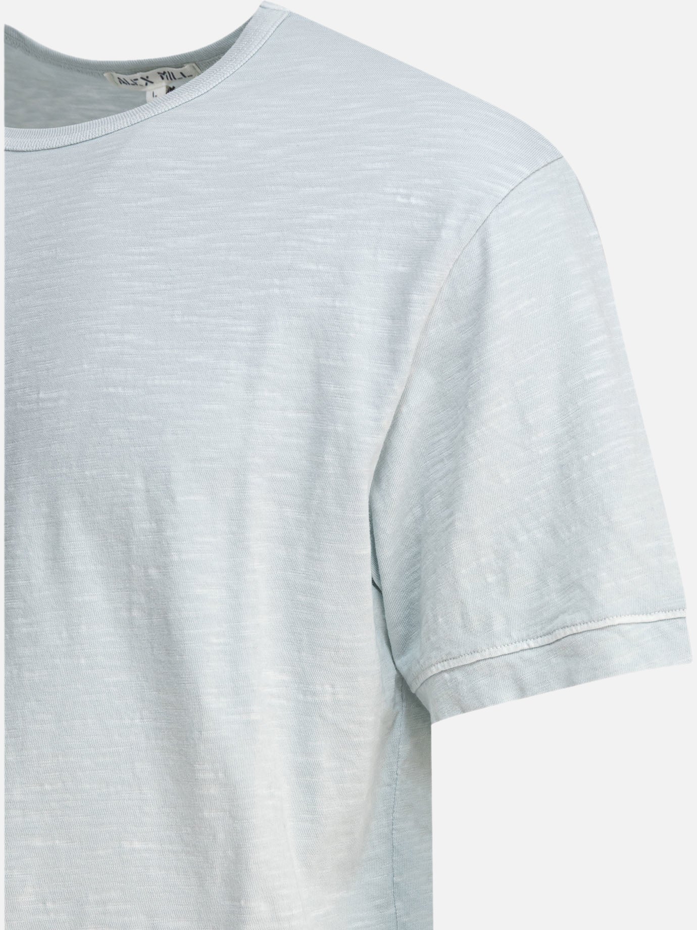 Crewneck t-shirts Solid colour  Light blue - Alex Mill Men | PDP | VIETTI Online Store | Zoom-Modal_4
