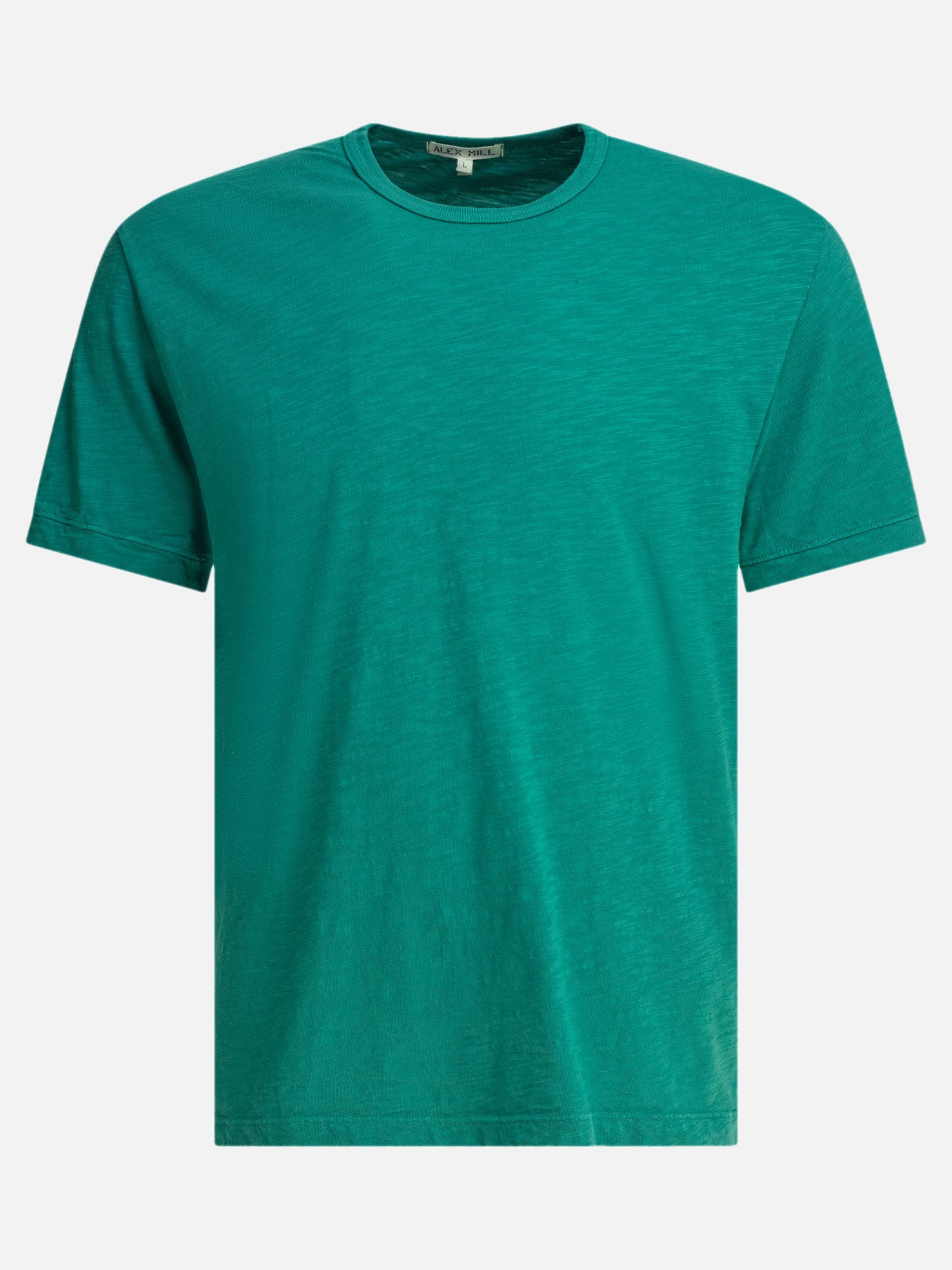 Crewneck t-shirts Solid colour  Green - Alex Mill Men | PDP | VIETTI Online Store | Zoom-Modal

