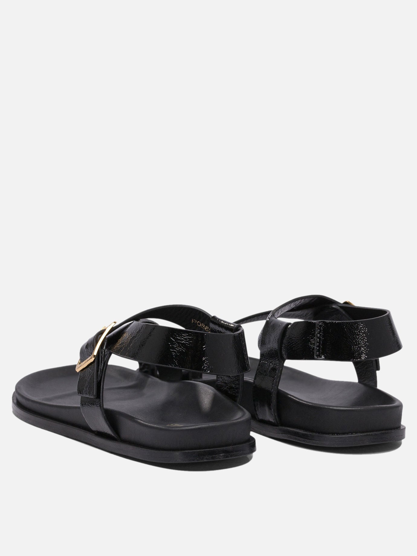 Flat sandals 100% cow leather - 100% cuerolite  Black - Alohas Women | PDP | VIETTI Online Store | Zoom-Modal_4
